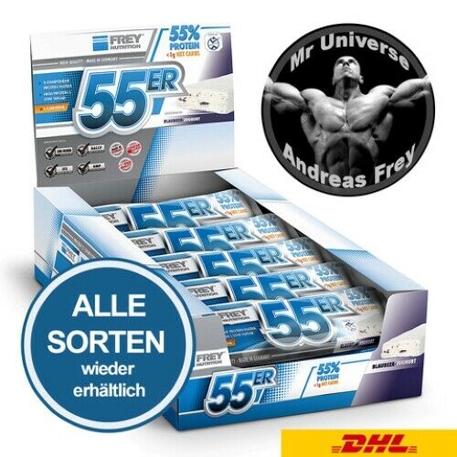 🔥 Frey Nutrition 55er Riegel 20x50g (29,99€/kg) Proteinriegel *blitzversand* 🔥